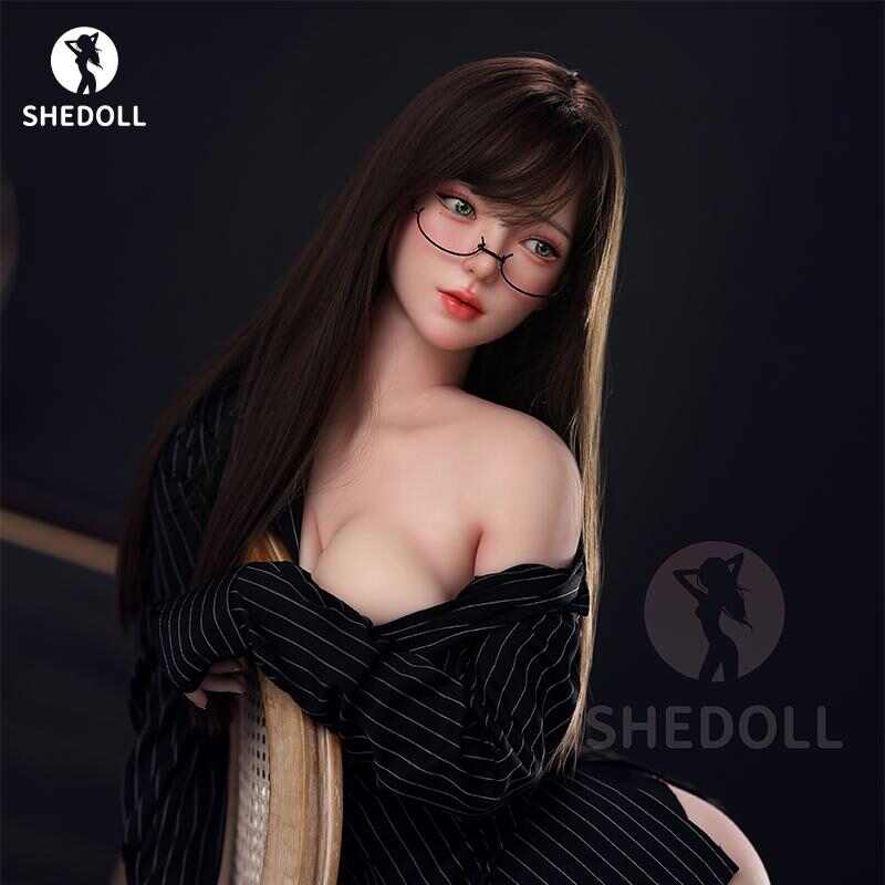 [SHEDOLL] GU XIAO-YU 158cm C-cup · Movable Jaw & Lightweight · Kneeling Secretary · Hyper-Realistic Doll